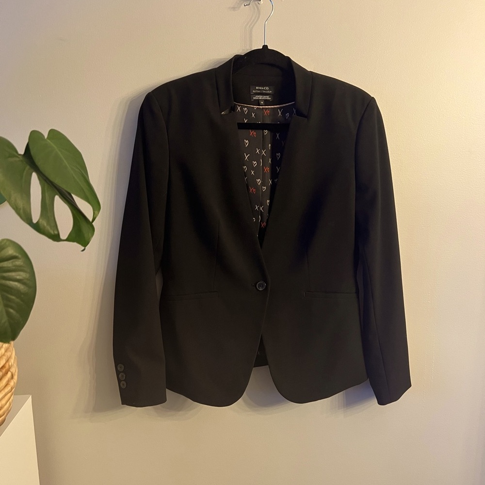 RW&CO Size 10 Black Blazer
